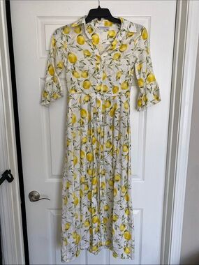 Positano Couture Lemon Maxi Dress